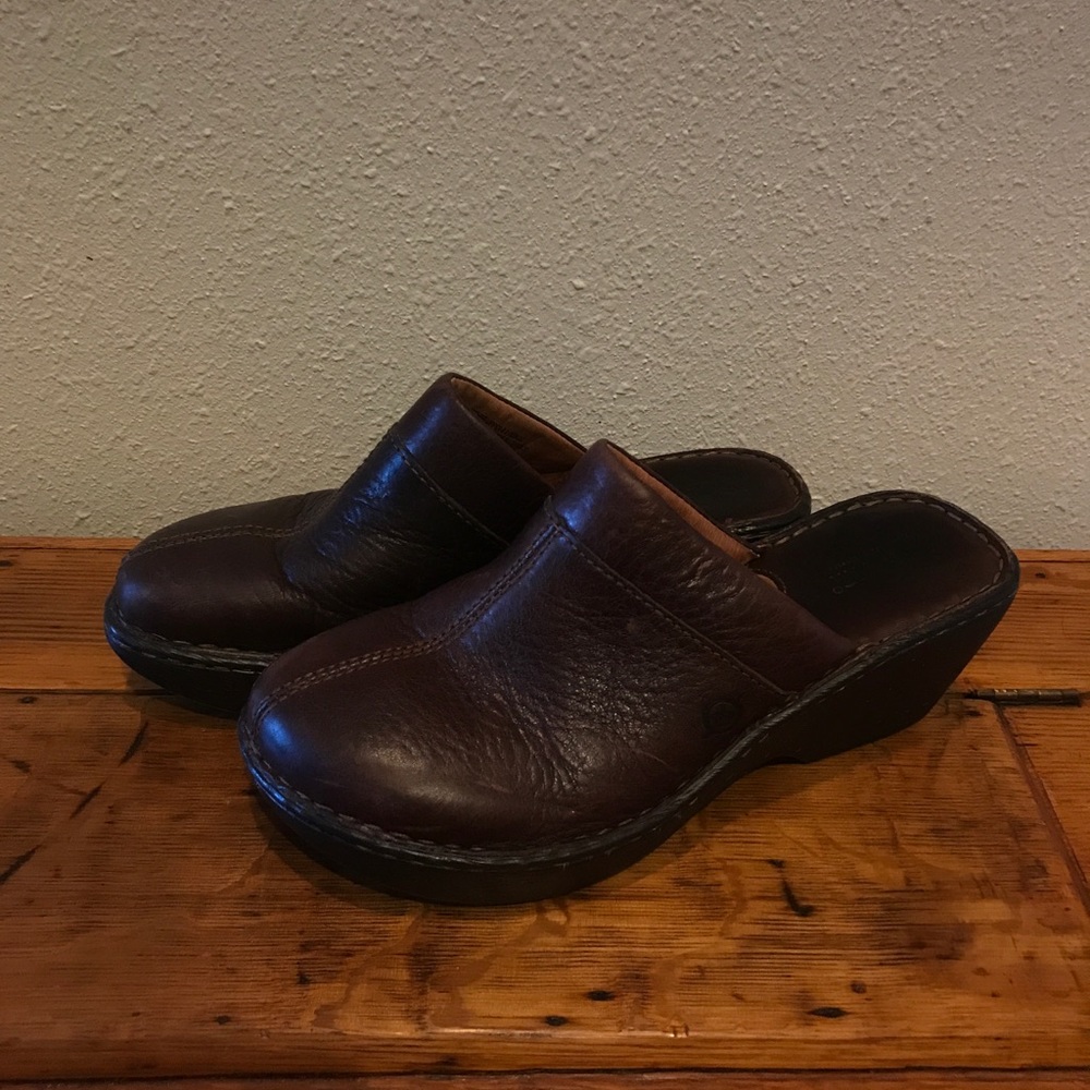 Born Brown Clogs - image 2